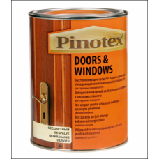 Дер.защита Pinotex Doors & Windows (красное дерево) 1л
